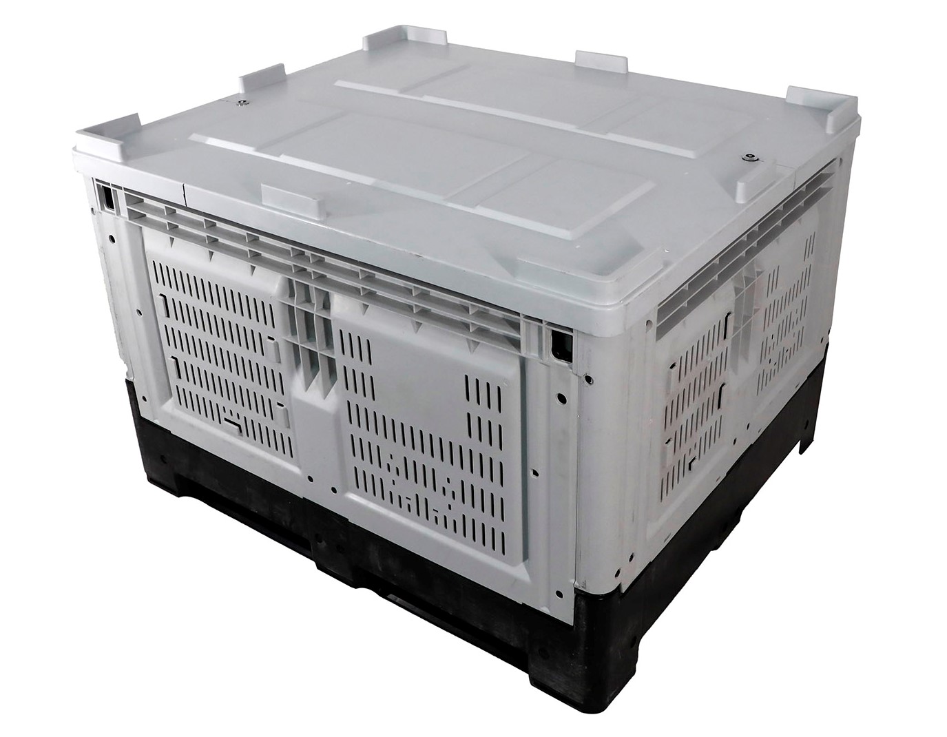 蓋付きプラスチックパレットボックス