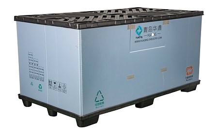 大型再利用可能なプラスチックスリーブパレットボックス