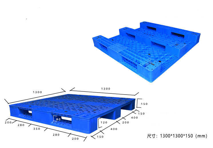 オートメーション用の再利用可能なブルーメッシュラックマウントプラスチックパレット