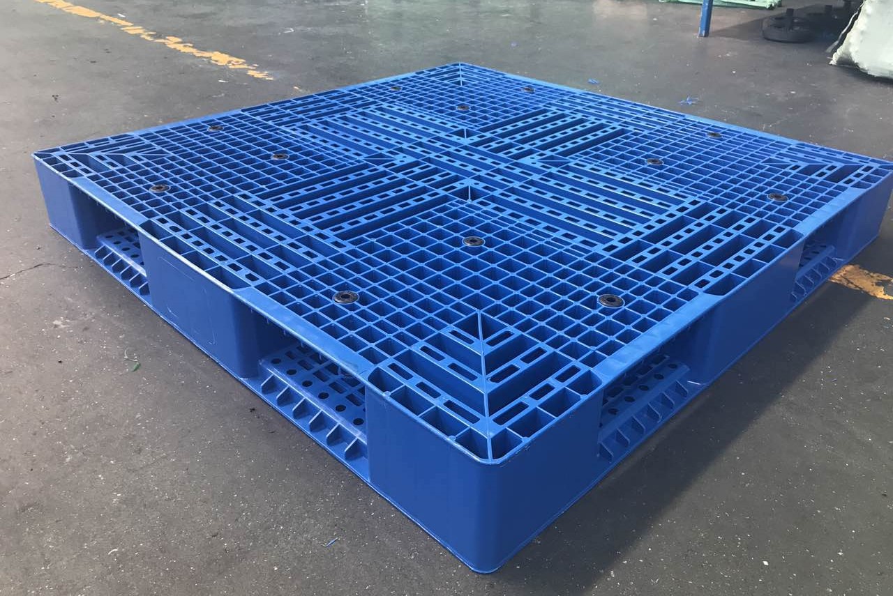 1200 x 1200 再利用可能なオープンデッキ両面プラスチックパレット