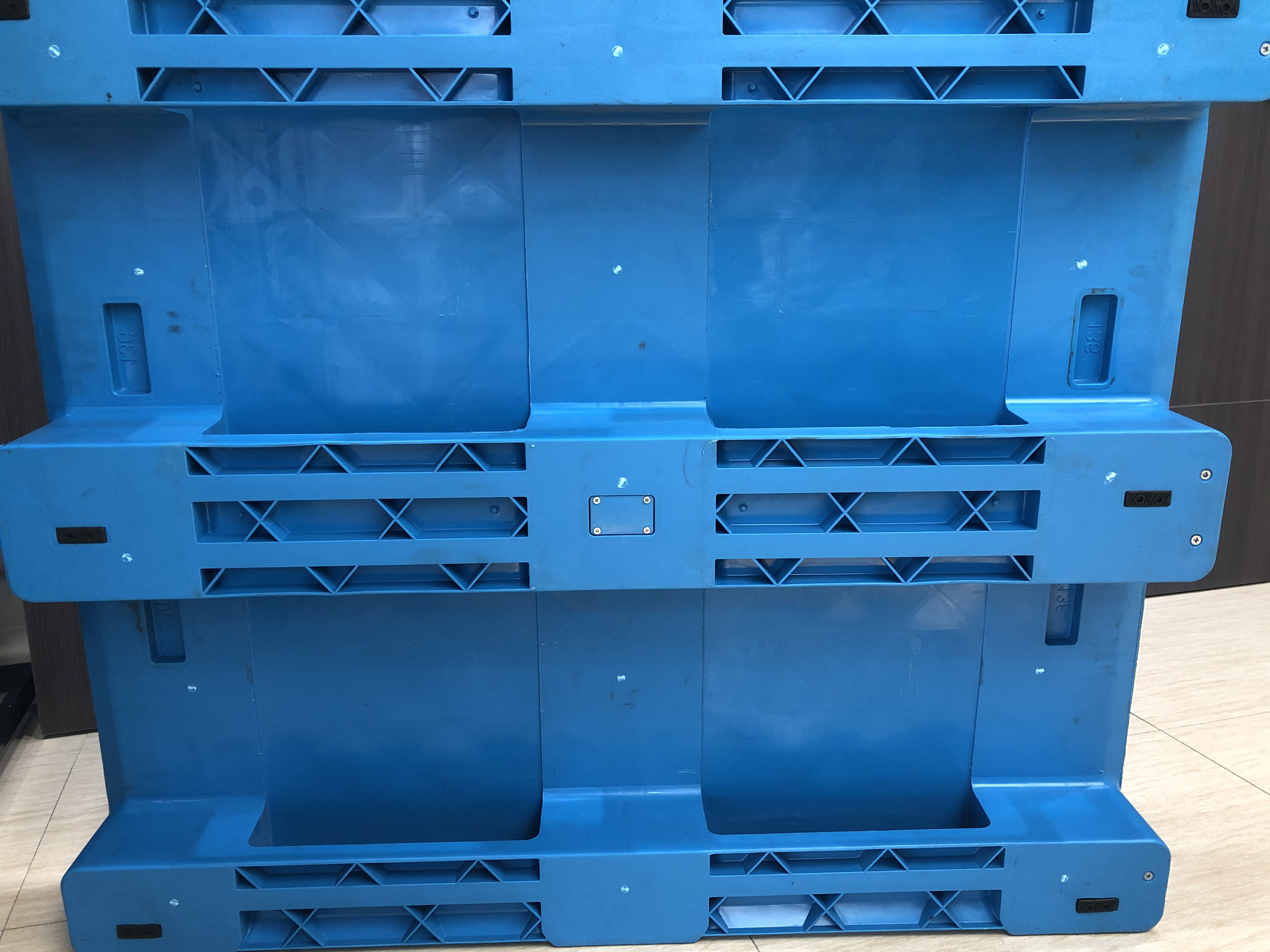 オートメーション用 1200 x 1000 耐久性のある衛生 RFID プラスチック パレット