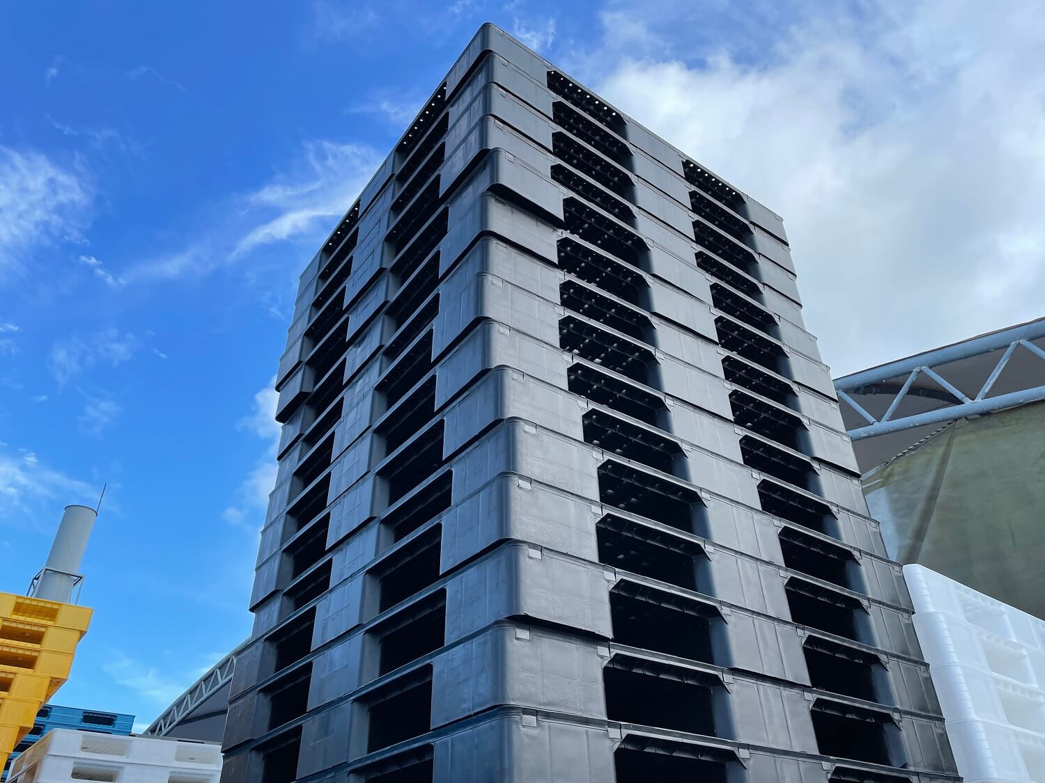 大型 4 ウェイ ポリエチレン オープン デッキ プラスチック フロア パレット