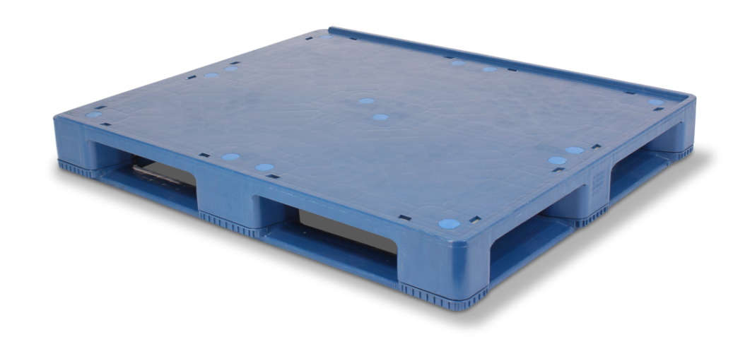 1200 x 1000 HDPE リップ付き頑丈なプラスチックパレット