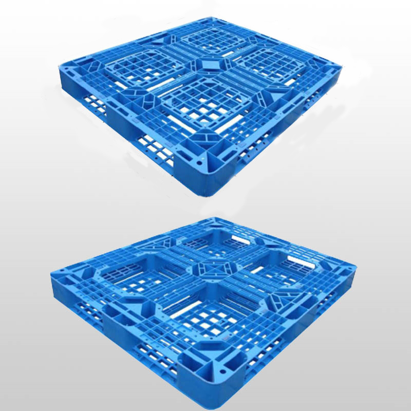 1000 x 1000 エコノミー再利用可能な軽量倉庫用プラスチック輸送パレット