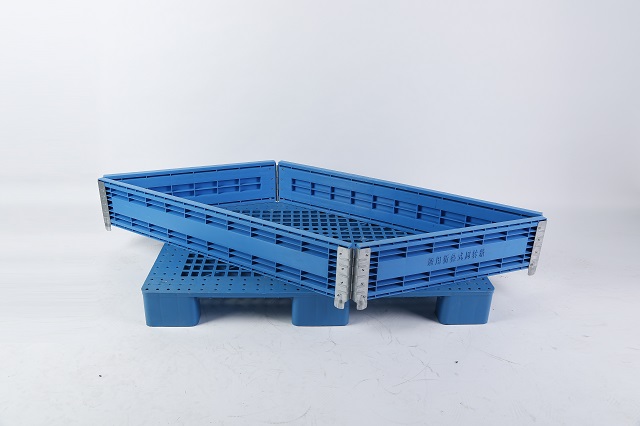 euro Customized foldable Plastic Pallet Collars Storage Box ユーロカスタマイズされた折りたたみ式プラスチックパレットカラー収納ボックス