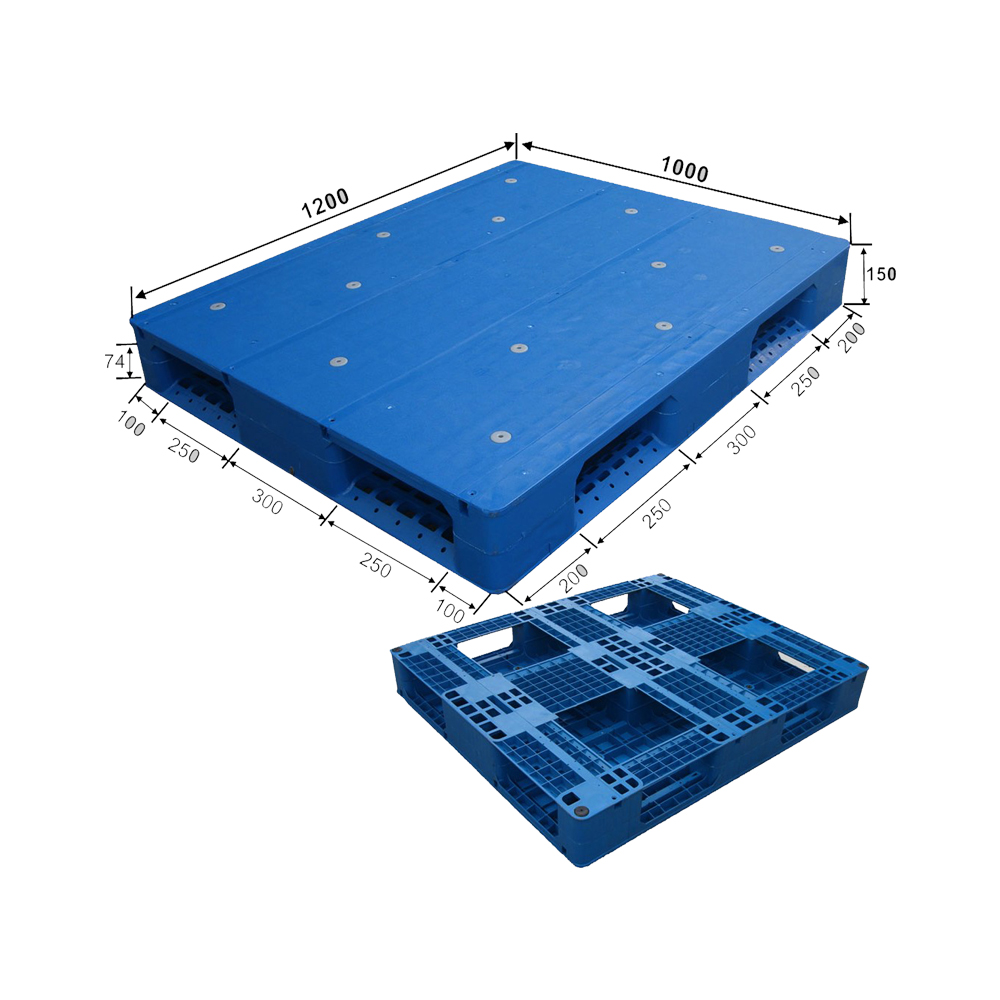HDFCNS1210A 産業用フォークリフト ISO 付きプラスチック積み重ね可能パレット
