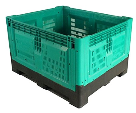 1200*1000*760 換気された再利用可能なプラスチック折りたたみパレット ボックス