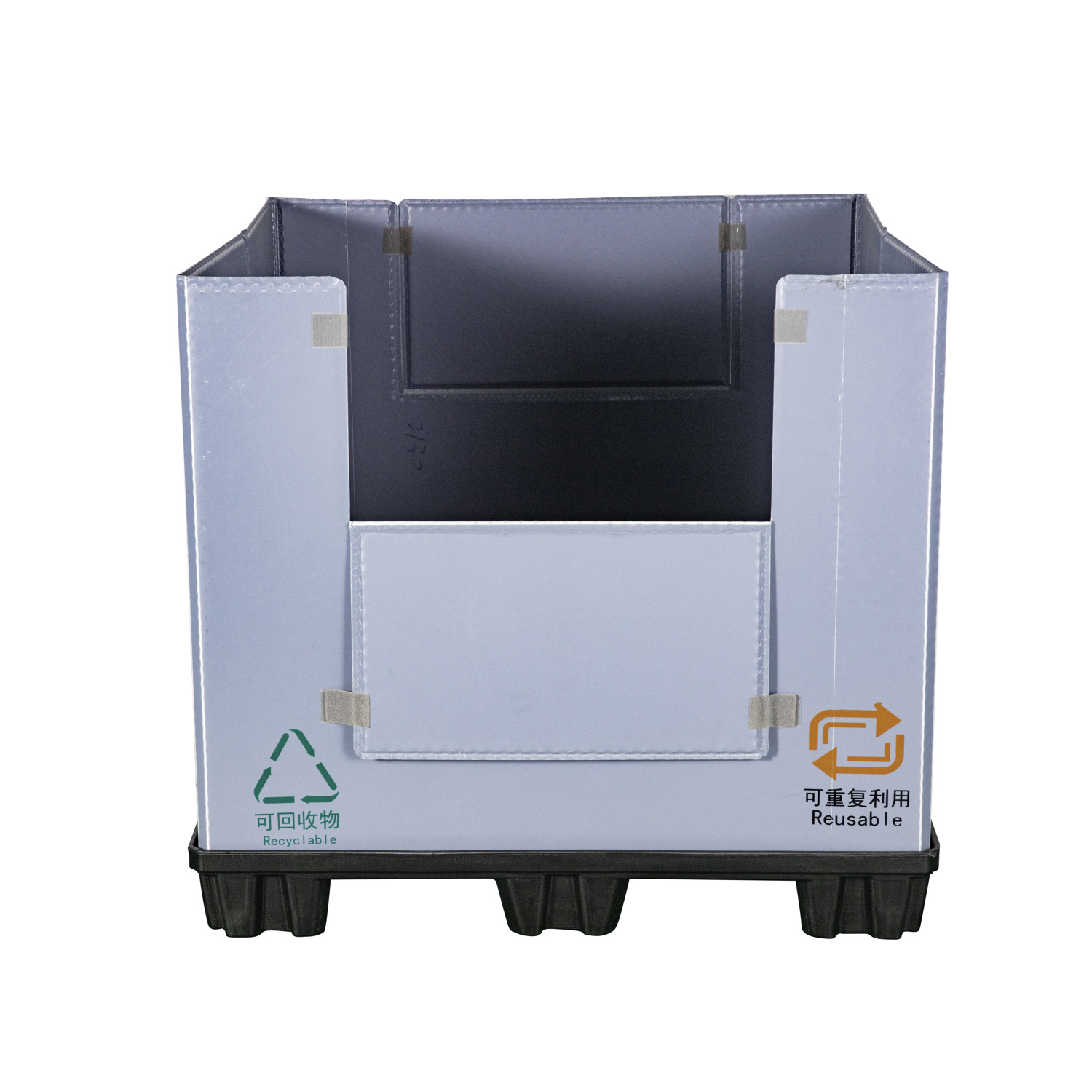 リサイクル可能な折りたたみ可能なプラスチックパレットスリーブパックボックス