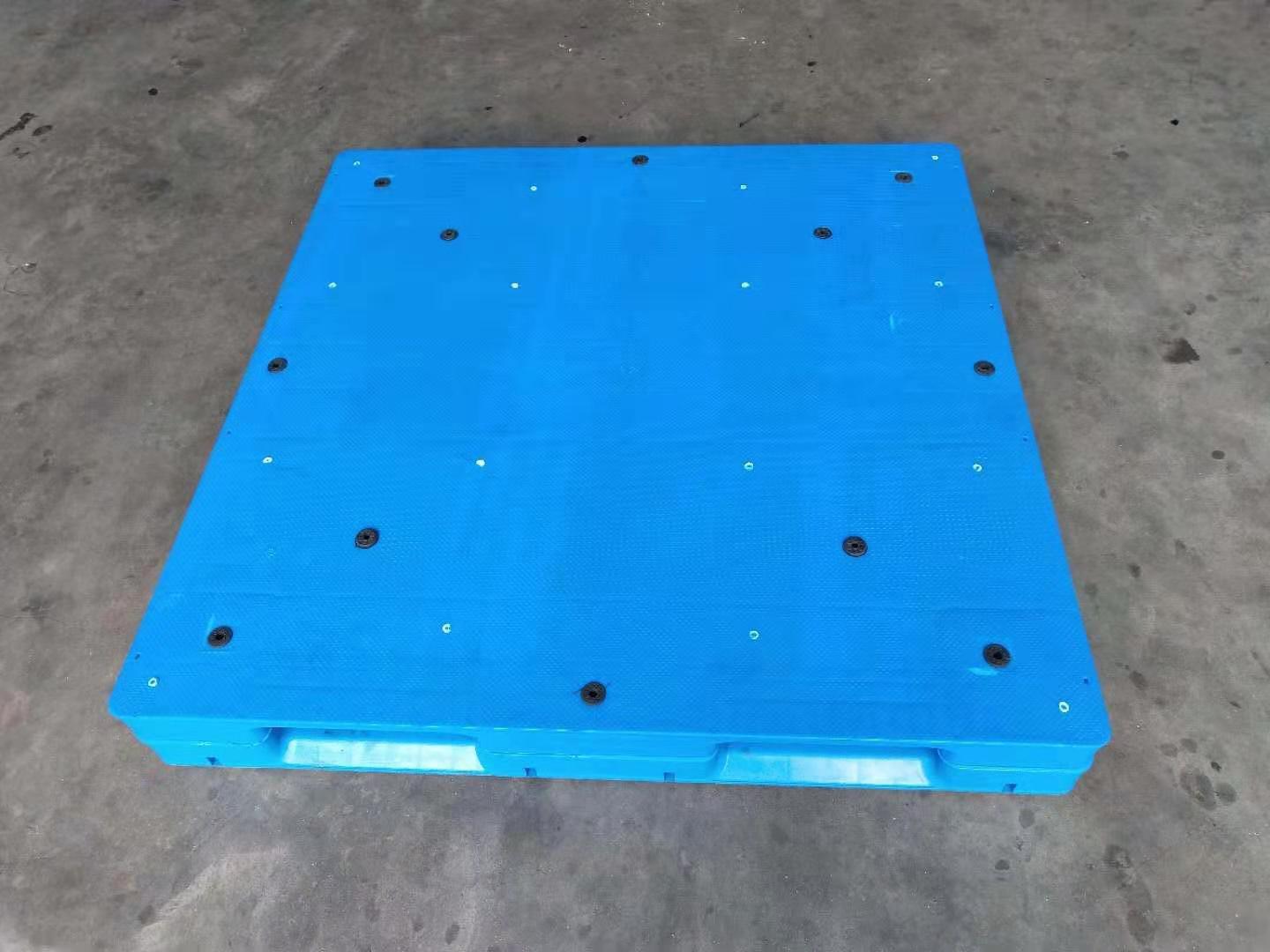 1200 x 1200 頑丈な産業用リバーシブルプラスチックパレット