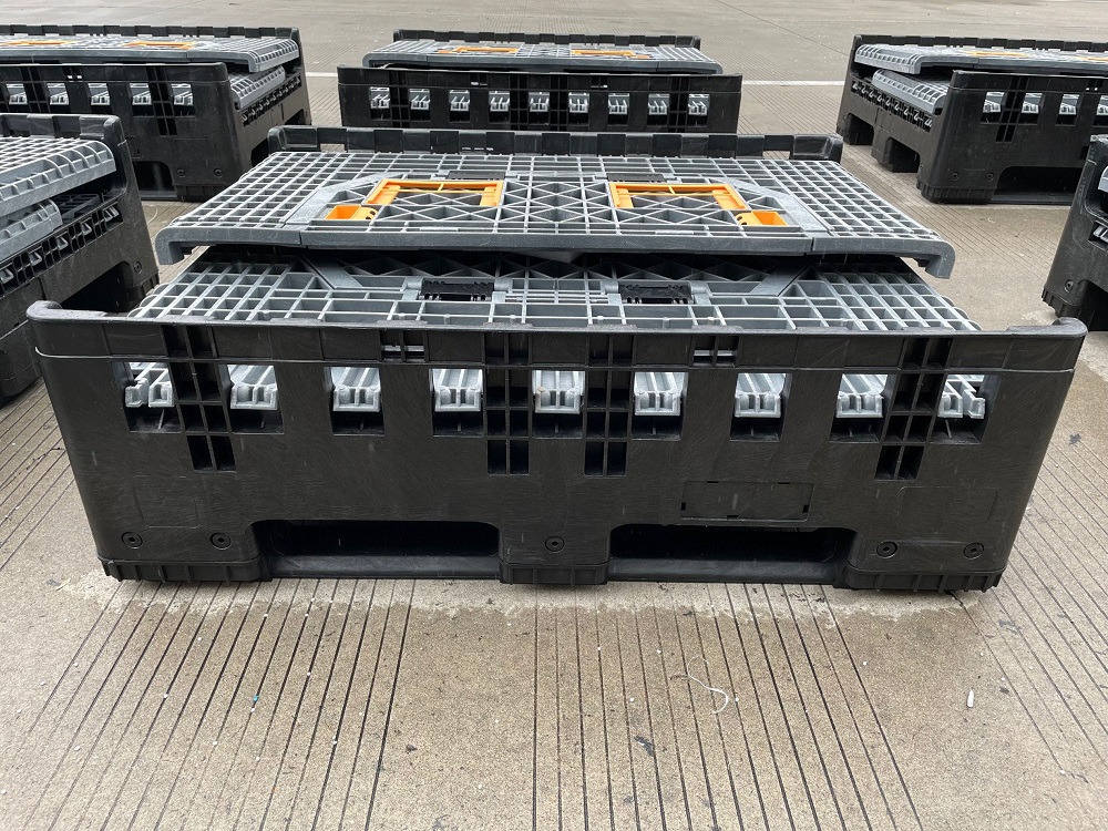 1210H975 折りたたみ式プラスチックパレットボックス