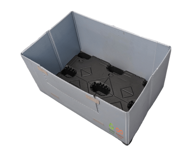 大型プラスチックスリーブパックコンテナ