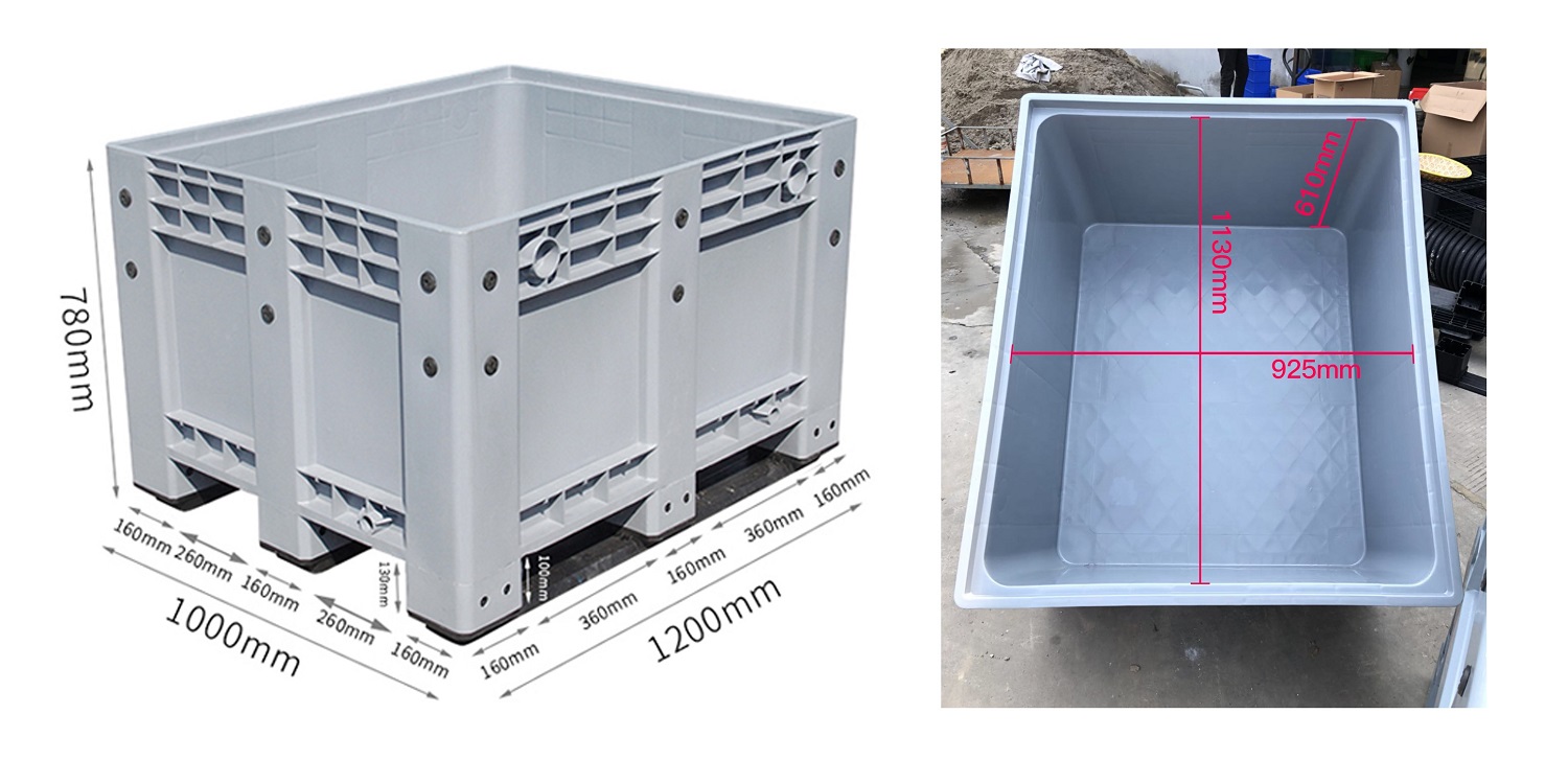 1210H780C プラスチックバルクコンテナ仕様