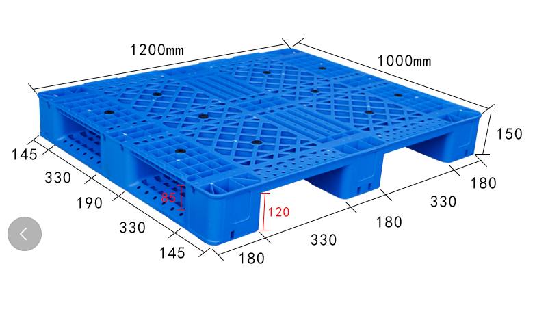 1000 x 1200 オートメーション用工業用スチール強化プラスチックパレット