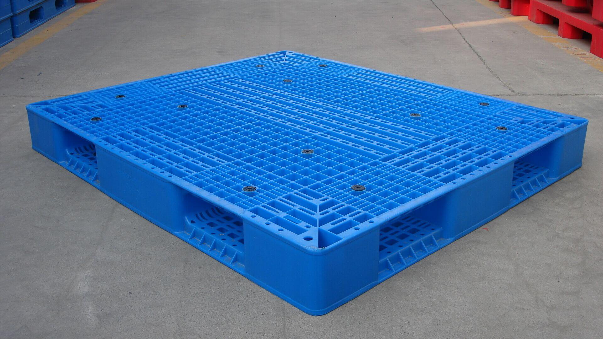 倉庫の頑丈な両面積み重ね可能なプラスチック パレット