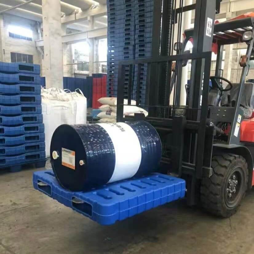 フォークリフト付き頑丈なプラスチックドラムパレット