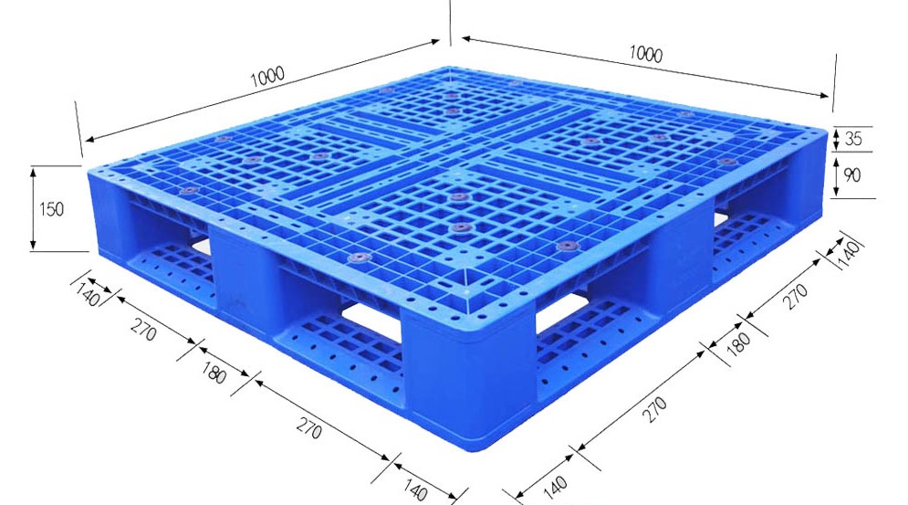 HDFGNS1010A HDPE グリッドデッキ再生プラスチックパレット