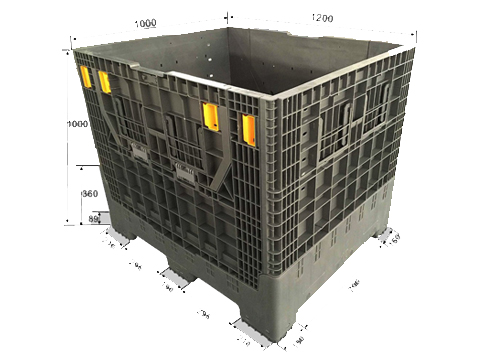 折りたたみ可能なバルクコンテナ