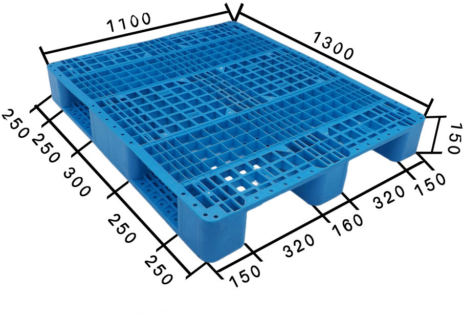HD3RGWS1311A 倉庫用片面使用入れ子式プラスチックパレット