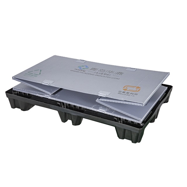 1200 x 800 折りたたみ式プラスチックパレットスリーブボックス