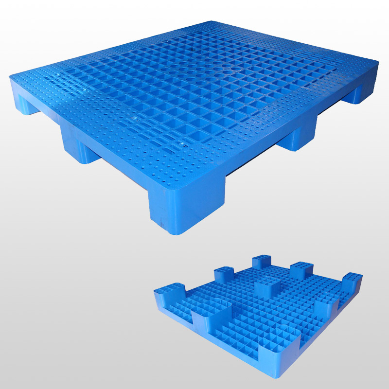  L1200 * W1000 * H140mm プラスチックパレット、9 フィート、オープンデッキ