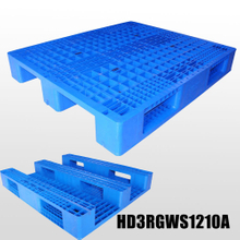1200*1000*165 ミリメートル 3 ランナーグリッドデッキプラスチックパレット 