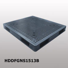 1500x1300 グレー ダブルスタック オープン デッキ プラスチック パレット