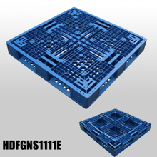 1100x1100 ポリエチレン射出成形の積み重ね可能なプラスチック スキッド パレット