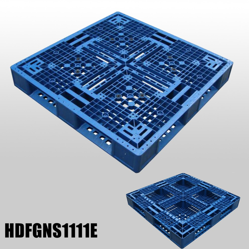 1100x1100 ポリエチレン射出成形の積み重ね可能なプラスチック スキッド パレット