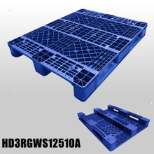 1250*1000*150 mm 3 ランナーとオープンデッキ付き産業用プラスチックパレット