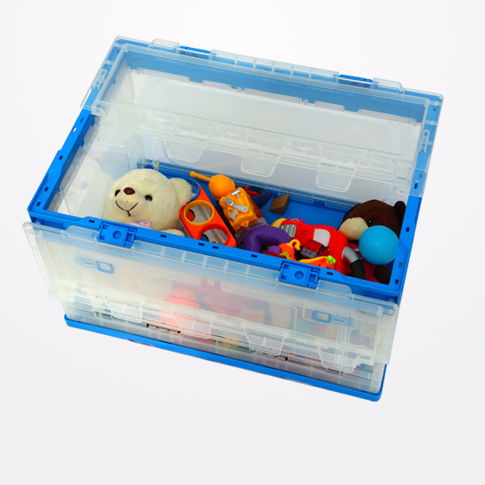 サイドドア付き折りたたみボックス 530-365-335