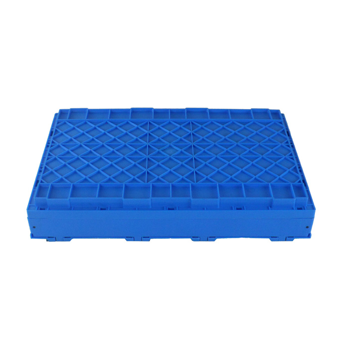 蓋付き折りたたみコンテナ 600x400x270