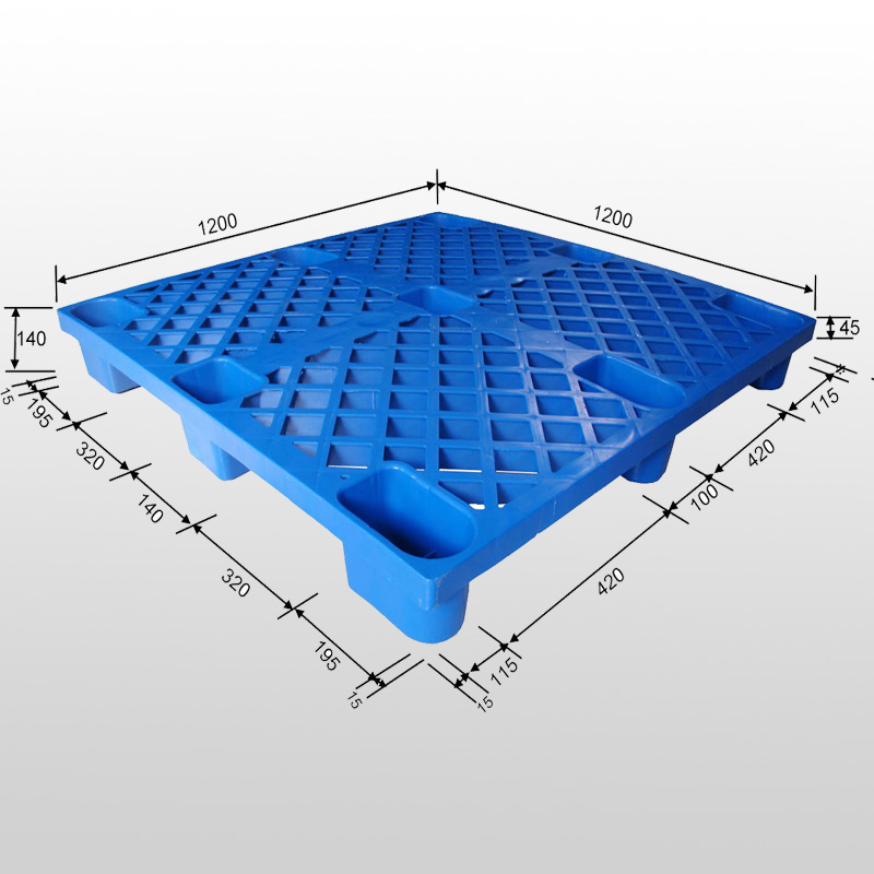 9 フィートのプラスチック パレット、グリッド、入れ子式
