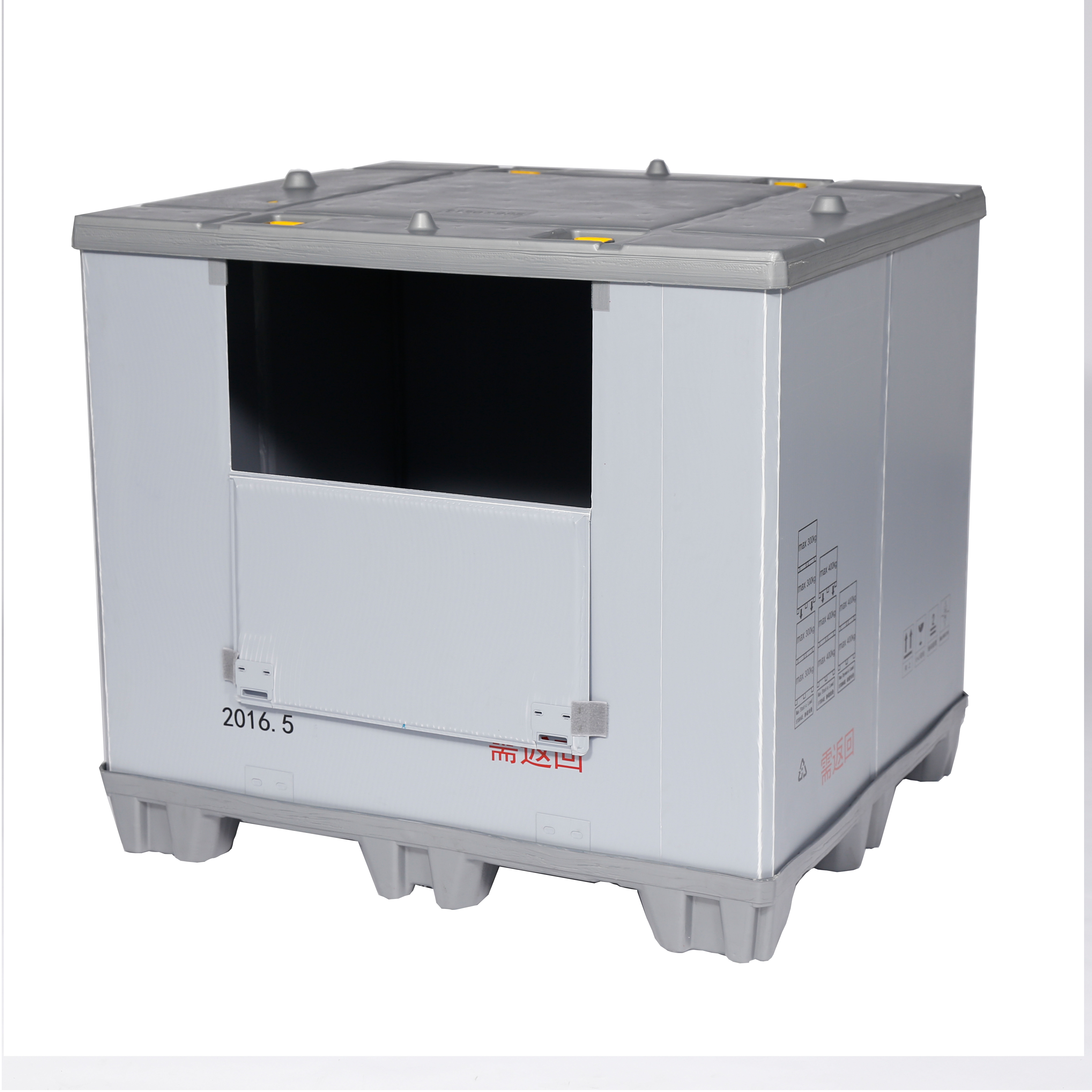 折りたたみ可能なPPソリッドパレットスリーブボックス