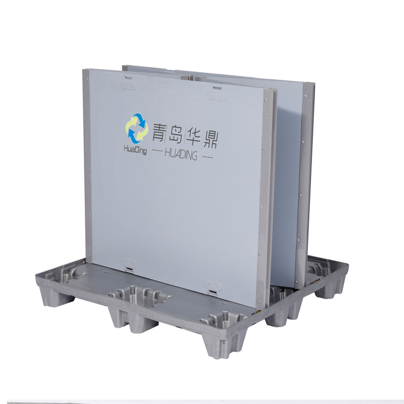 再利用可能な段ボールのプラスチック箱PPスリーブパレットと蓋が付いている折り畳み式のプラスチック箱