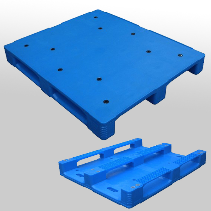 3 ランナークローズドデッキ RFID プラスチックパレット L1200 * W1000 * H140mm