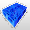 経済的なプラスチック パレット スタック可能な全周プラスチック パレット 