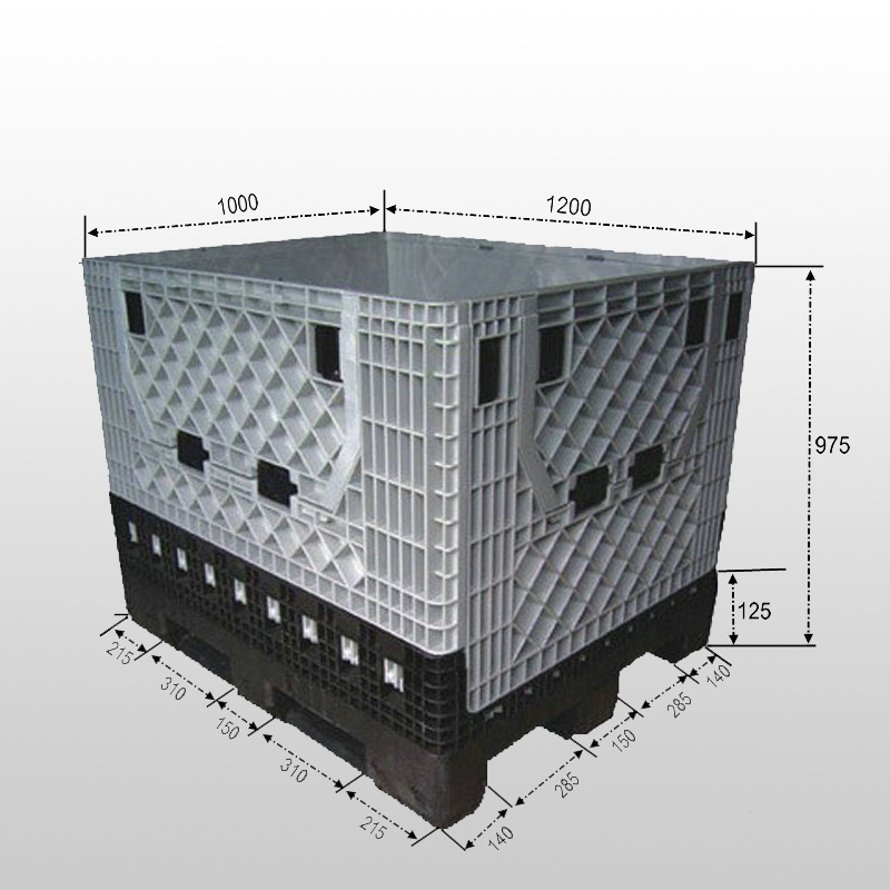 折りたたみ式パレットコンテナ 1200*1000*975mm