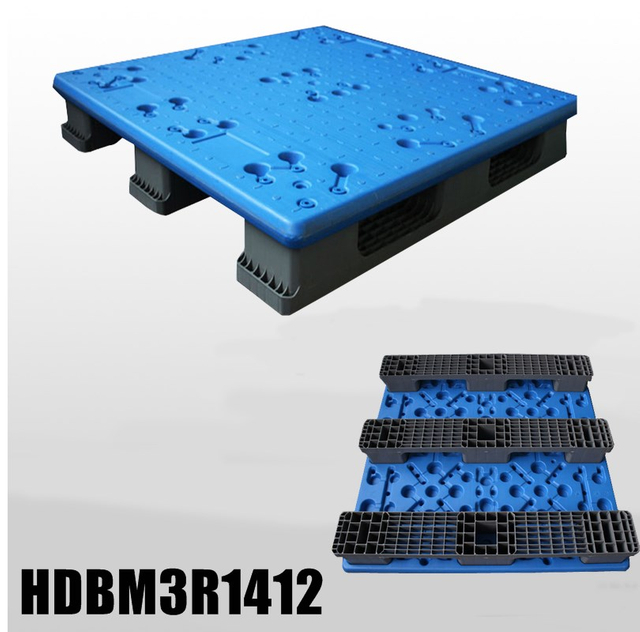 超高耐荷重ブロー成形プラスチックパレット 1400x1200x150mm