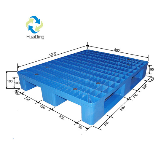 販売のためのリサイクル可能なラック収納可能な輸送用プラスチックパレット