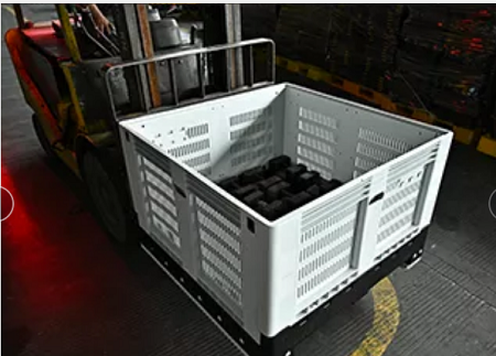 1162*1162*780 硬質 PP プラスチック折りたたみパレットボックス