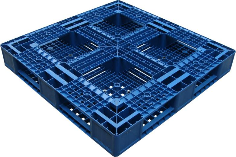 HDFGNS1111E 1100x1100 ポリエチレン射出成形された積み重ね可能なプラスチックスキッドパレット