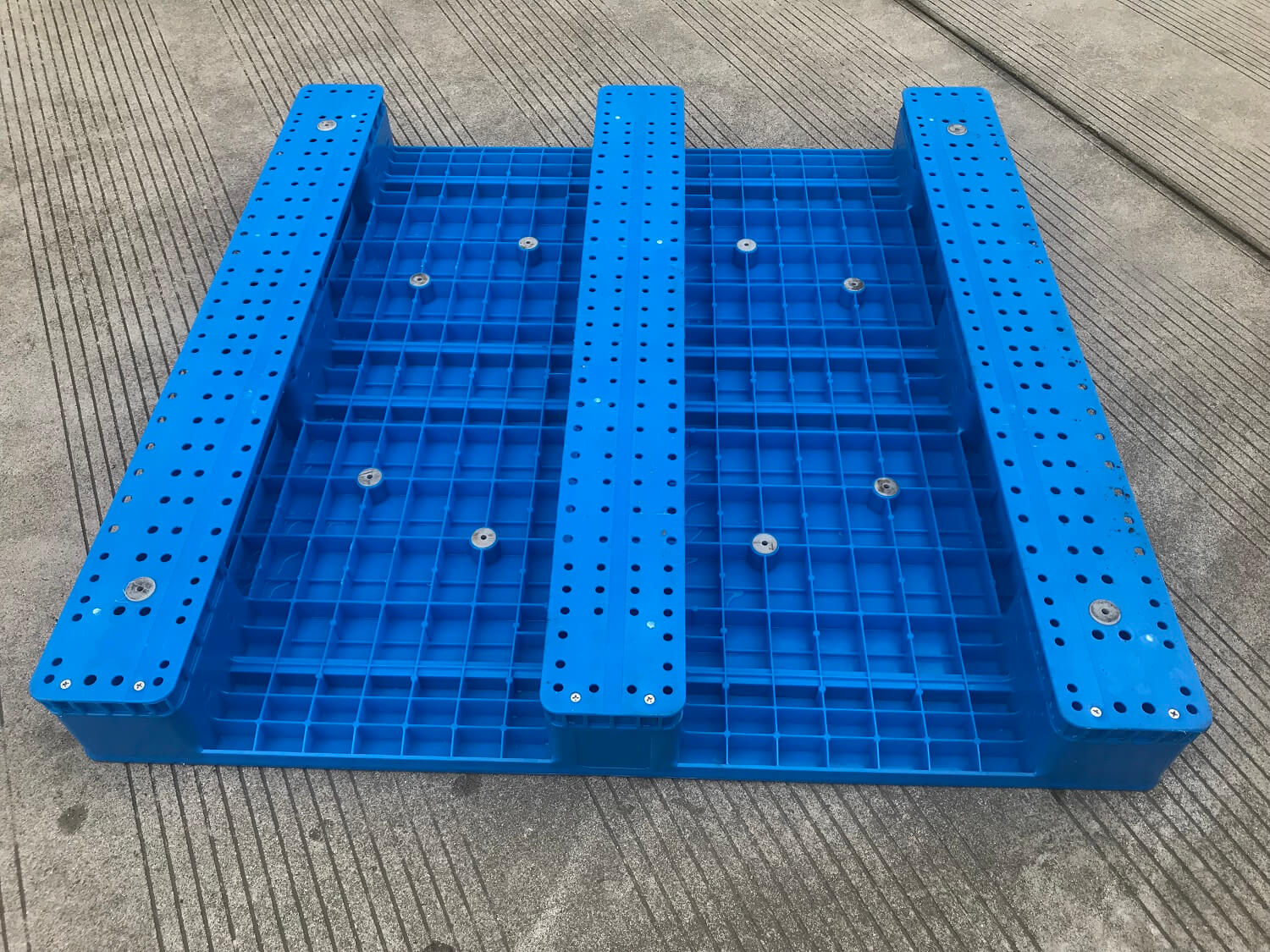 1200 x 1200 頑丈なラック収納可能な再利用可能な食品プラスチックパレット