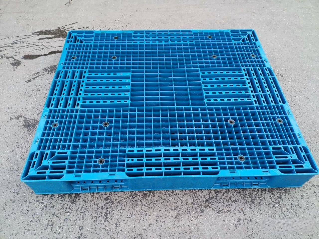 産業用 HDPE 積み重ね可能なオープンデッキリバーシブルプラスチックパレット