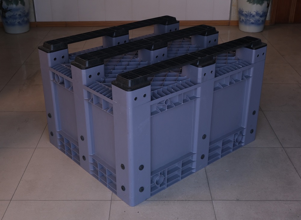 蓋付き固体積み重ね可能な保管プラスチックバルクコンテナ