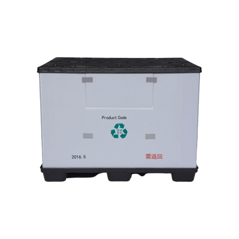 耐久性の高い折りたたみ可能な積み重ね可能なプラスチック箱