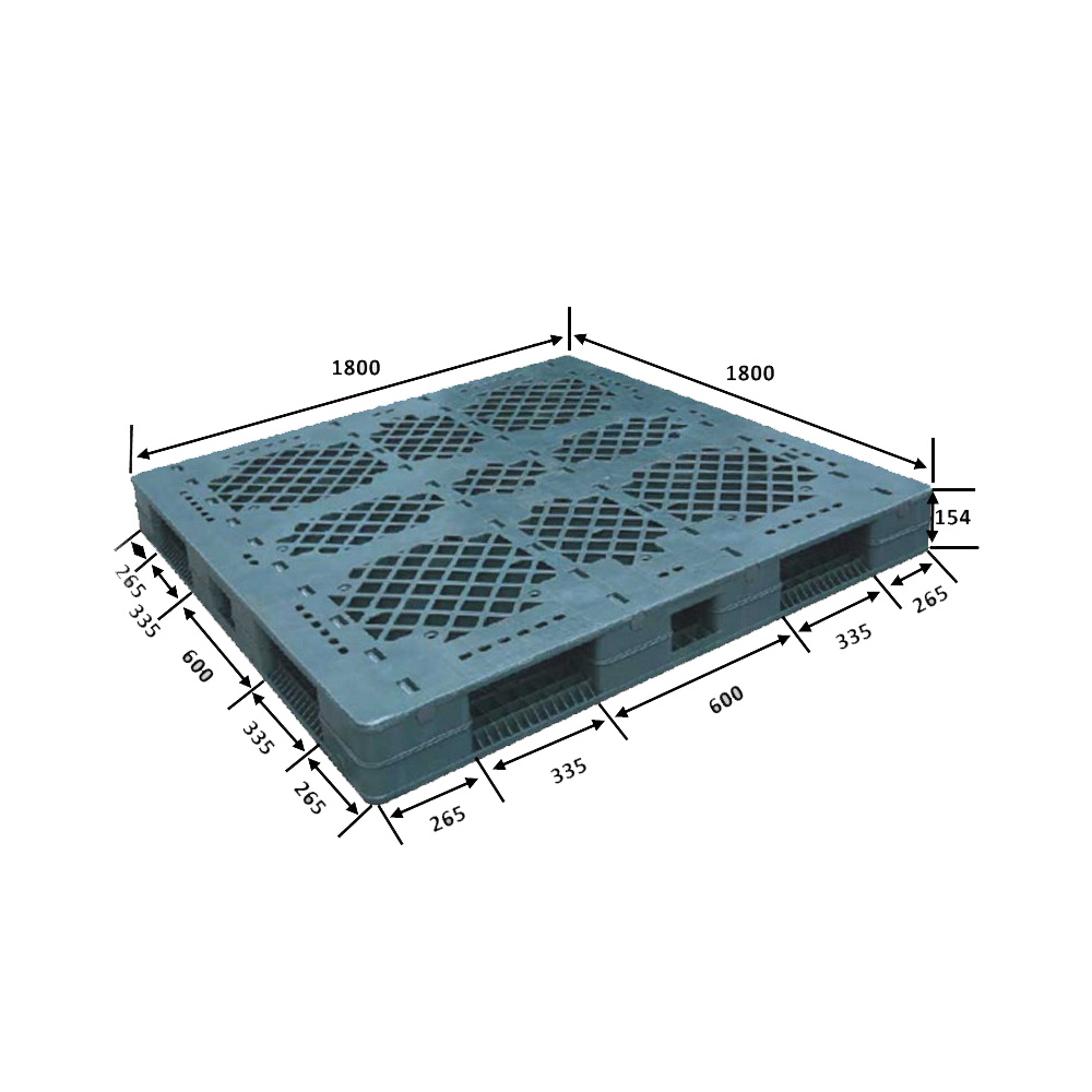 大型耐久性のある HDPE 強化工業用プラスチック パレット