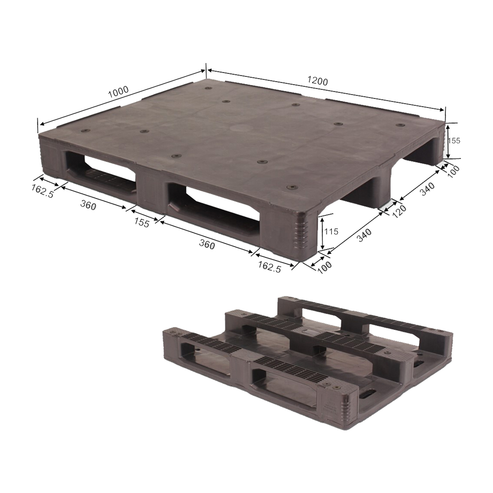 中国積み重ね可能なラック収納可能なプラスチックパレット