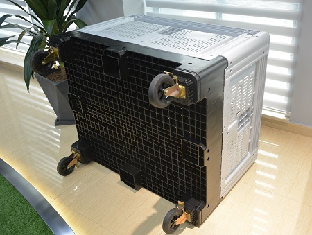 車輪付きプラスチックパレットボックス