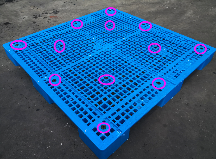 滑り止めプラスチックパレット