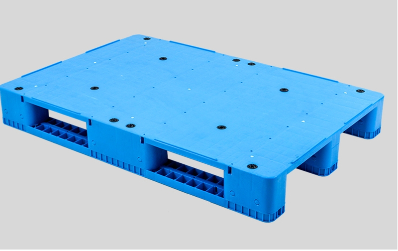 リップ付き1200 x 800 PPフラットトップ衛生プラスチックパレット